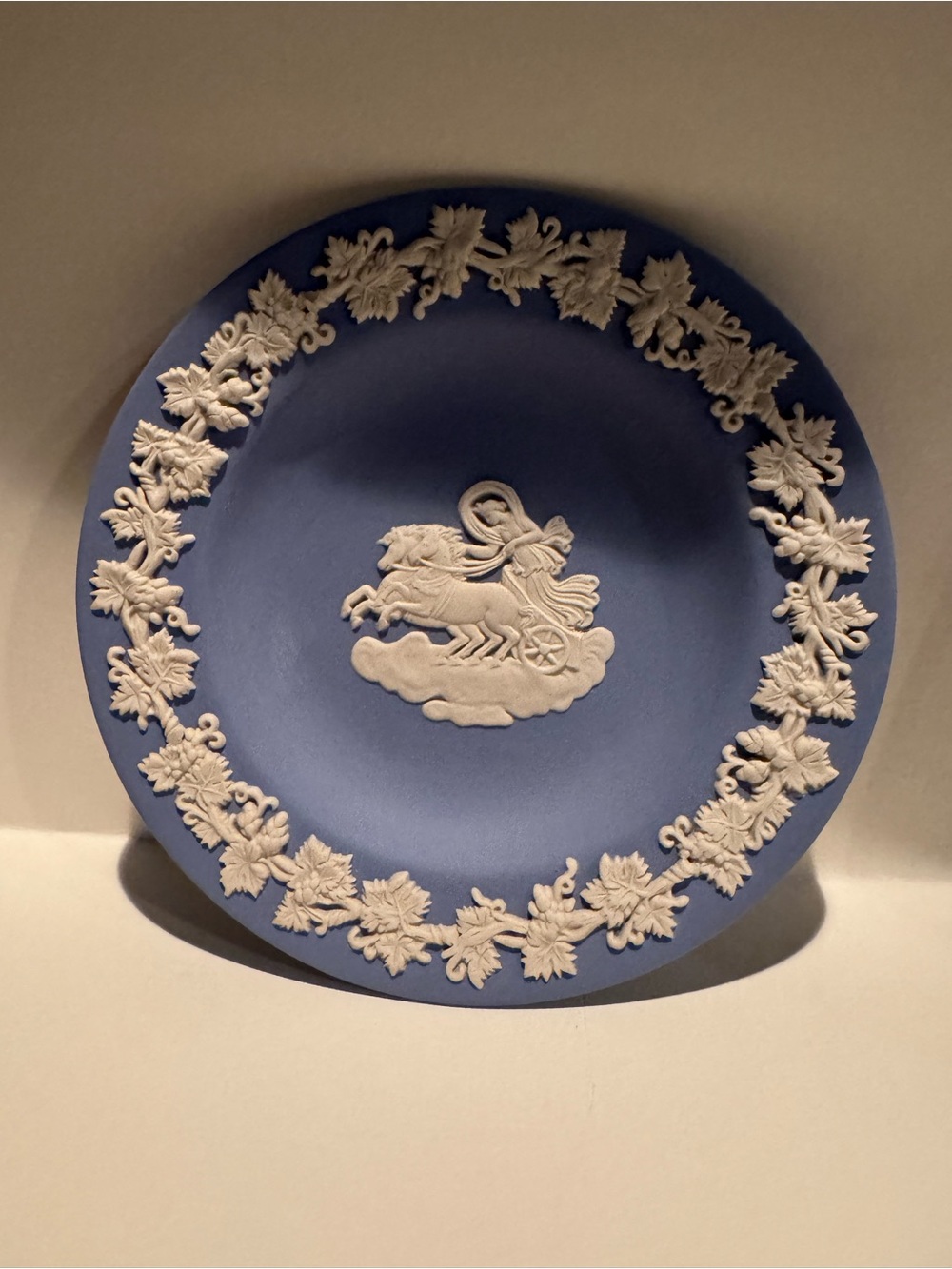 Wedgwood Blue Jasperware - Small Round Trinket Dish 4.5"
Plate -